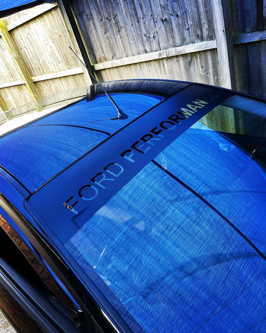 Ford performance Cut Out Sunstrip