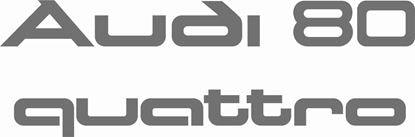 Audi 80 Quattro Vinyl Stickers - rewrapsandgraphics