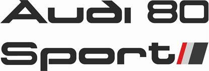 Audi 80 Sport Stickers - rewrapsandgraphics