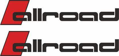 2x-audi-allroad-with-square-vinyl-decal-stickers-rewrapsandgraphics - R&E Wraps and Graphics LTD - Audi Allroad Stickers - Audi, Audi small stickers, Audi stickers, small stickers