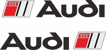 2x-audi-logo-vinyl-decal-stickers-rewrapsandgraphics - R&E Wraps and Graphics LTD - Audi Stickers - Audi
