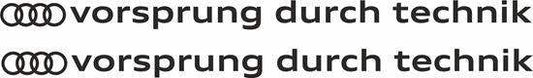 2x-audi-logo-vorsprung-durch-technik-decal-stickers-rewrapsandgraphics - R&E Wraps and Graphics LTD - Audi "Vorsprung Durch Technik" Stickers - Audi, Audi decals, Audi small stickers, Audi stickers, Audi Vorsprung Durch Technik stickers, small audi stickers, Vorsprung Durch Technik, Vorsprung Durch Technik stickers