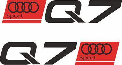 2x-audi-q7-sport-logo-vinyl-decal-stickers-rewrapsandgraphics - R&E Wraps and Graphics LTD - Audi Q7 Sport Stickers - Audi, Audi q7, Audi stickers, small stickers