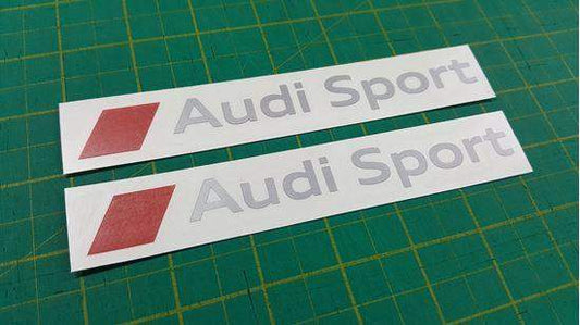 2x-audi-sport-vinyl-decal-stickers-rewrapsandgraphics - R&E Wraps and Graphics LTD - Audi Sport Stickers - Audi, Audi s line, Audi s1, Audi small stickers, audi sport, Audi sport stickers, audi sticker, audi stickers, small audi stickers, small stickers, stickers