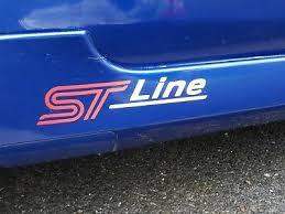 2x-ford-focus-st-line-side-decal-vinyl-stickers-rewrapsandgraphics - R&E Wraps and Graphics LTD - Ford Focus ST-Line Side Stickers - focus st, ford focus st, st line, st line stickers, ST racing, st small stickers, st stickers
