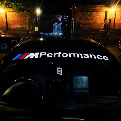 BMW Mperformance Side Stripes and Sunstrip