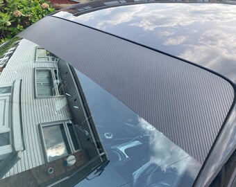 Matt Carbon Fibre Sunstrip