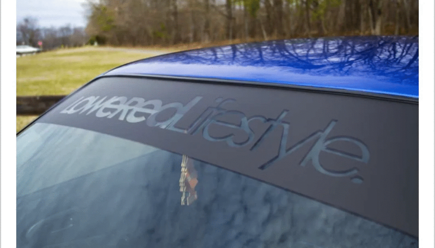 Lowered Lifestyle Cut Out Sunstrip