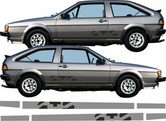 Volkswagen MK2 Scirocco GTS Side Stripes