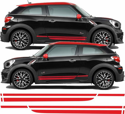 Mini Cooper S Side Stripes