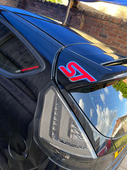 Ford Fiesta ST Spoiler Stickers