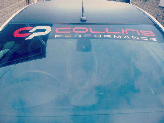 Collins Performance Rear Window Decal and Sunstrip