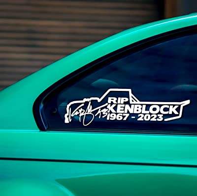 51vxjXlVIuL._AC_UL400 - R&E Wraps and Graphics LTD - R.I.P KEN BLOCK Small Stickers x2 - Collins performance, collins performance stickers, small stickers, stickers