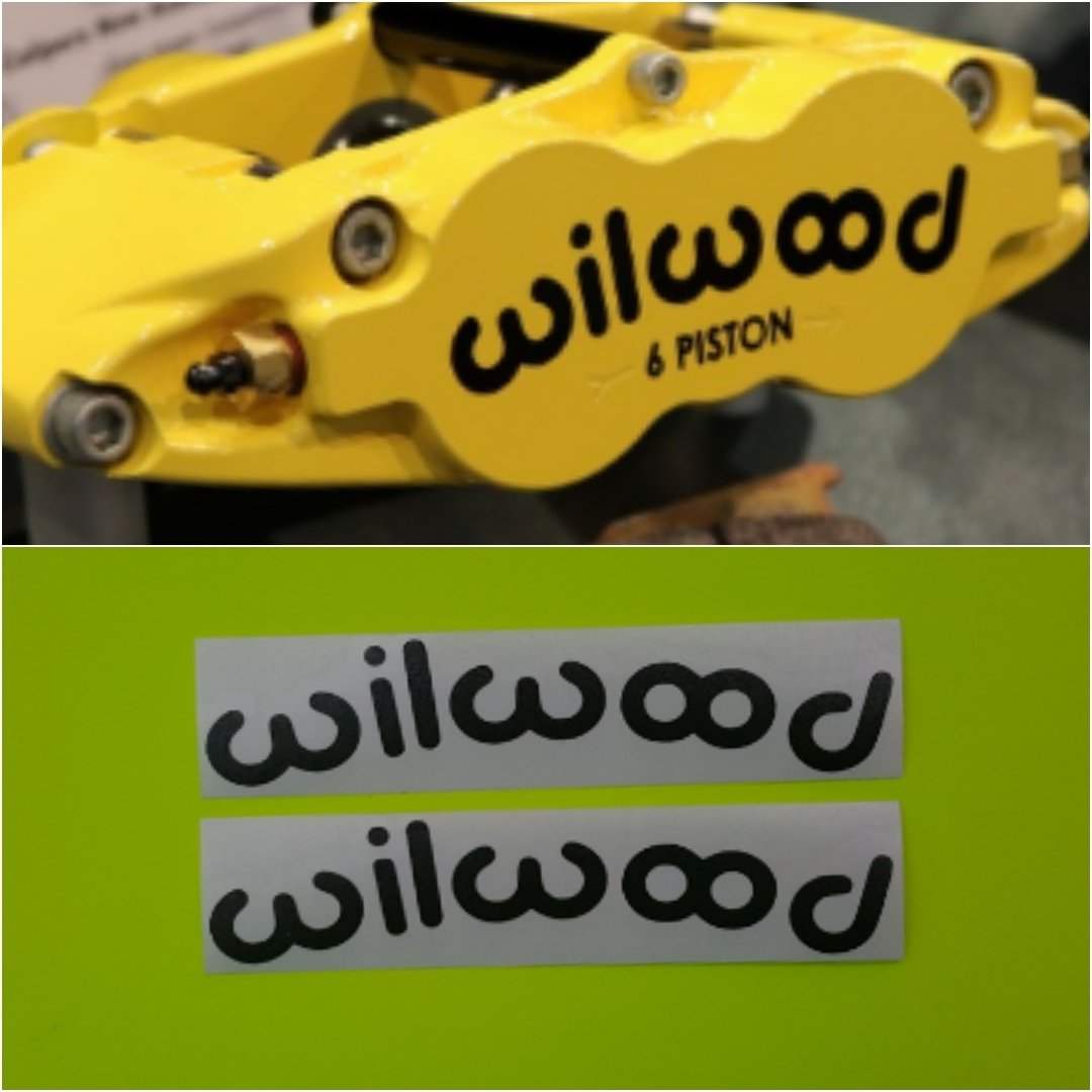 61bqs0FtjnL - R&E Wraps and Graphics LTD - Wilwood Brake Caliper Sticker Set - Wilwood