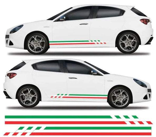 Alfa-Romeo-Giulietta-Italian-FLag-Racing-Stripes_600x600_crop_center_850f0fde-855b-440c-b275-a2a302ae7fb8 - R&E Wraps and Graphics LTD - Alfa Romeo Giulietta Italian Side Stripes - alfa romeo, Alfa Romeo Giulietta, alfa Romeo giulietta Italian side stripes, alfa Romeo giulietta side stripes, side stripes