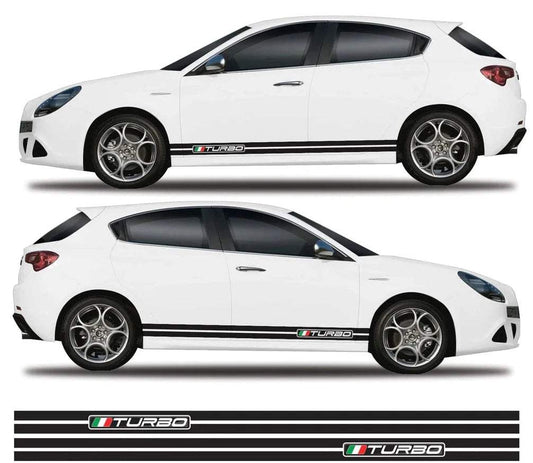 Alfa-Romeo-Giulietta-Turbo-Italian-Flag-Stripes_1024x_f4570410-24df-4819-bb13-8f474222cb3d - R&E Wraps and Graphics LTD - Alfa Romeo Turbo Side Stripes - alfa romeo, Alfa Romeo Mito, alfa romeo mto, alfa Romeo turbo side stripes, side stripes, turbo side stripes