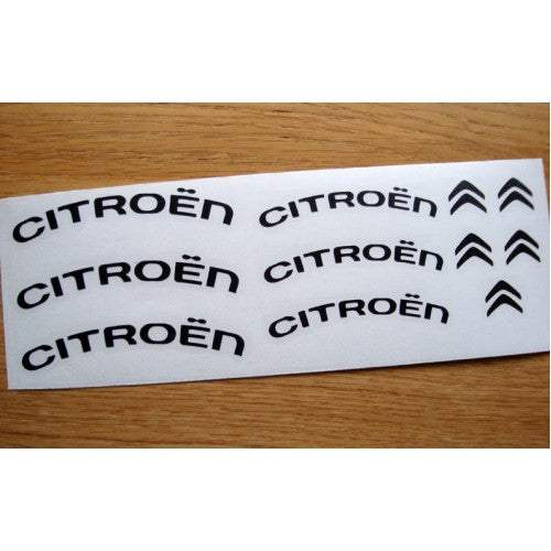 Citroen-Brake-Decals-New-Black-500x500 - R&E Wraps and Graphics LTD - Citroen Brake Caliper Sticker Set - citroen