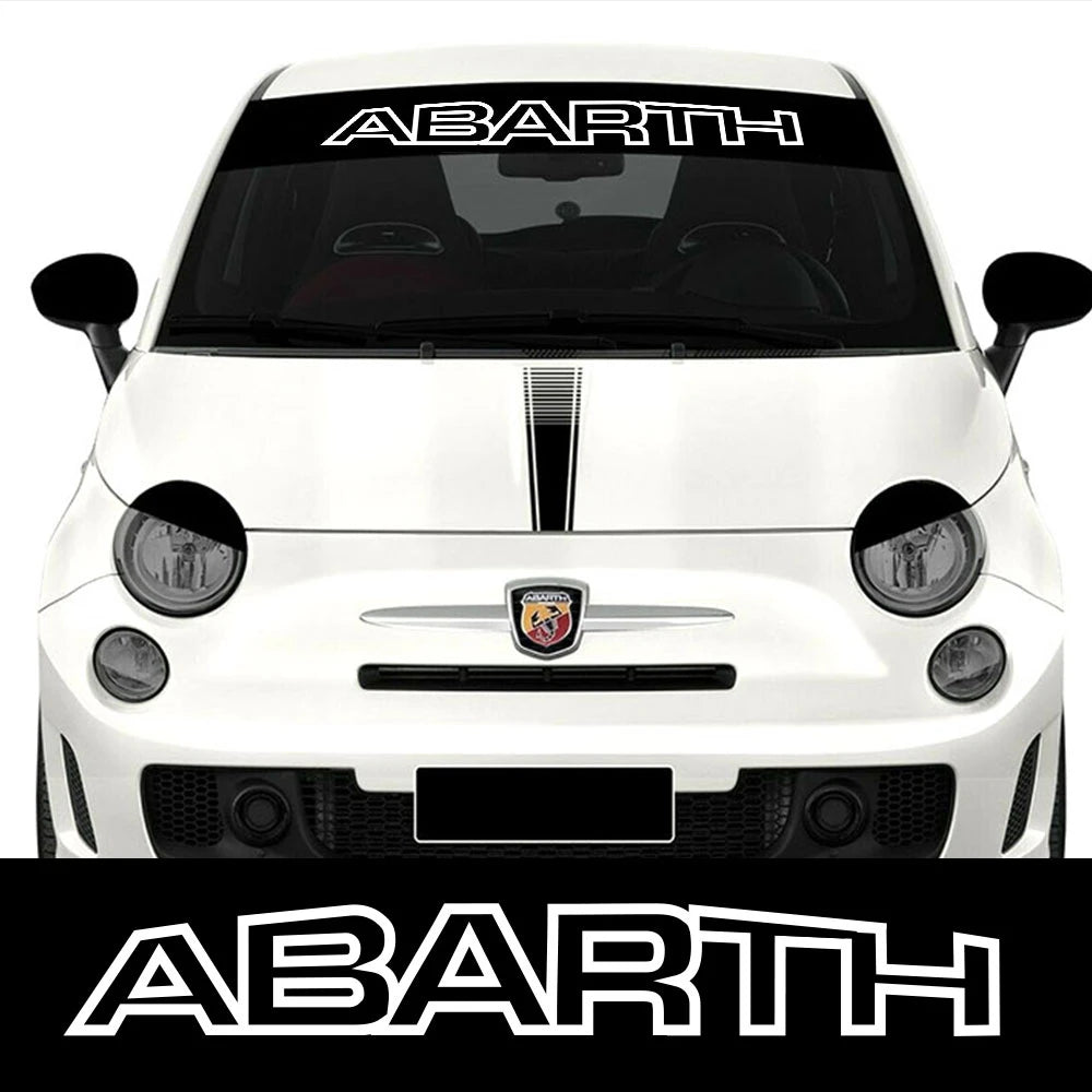 Fiat 500 Abarth Side Stripes and Sunstrip