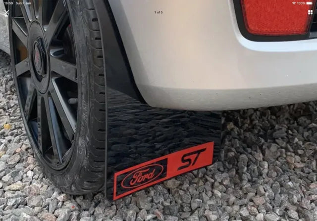 Ford-ST-focus-MudFlap-Mud-Flap-Decals-Vinyl - R&E Wraps and Graphics LTD - Ford ST Mud Flap Stickers - ford focus st stickers, mud flap stickers, ST mud flap stickers, st mup flap, st stickers