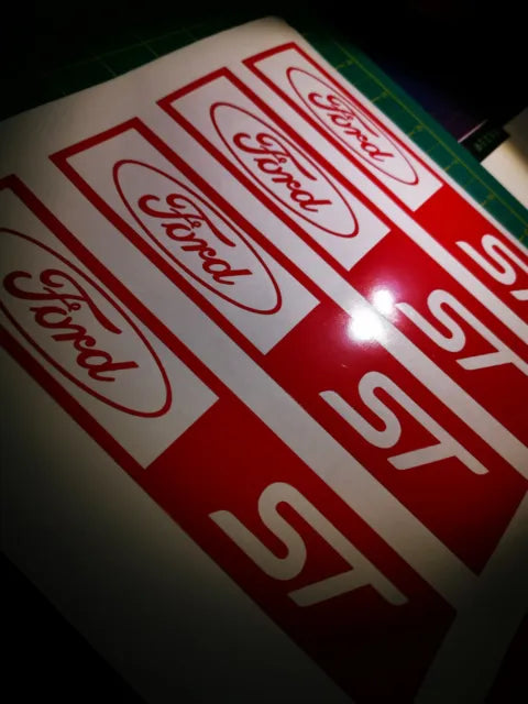 Ford ST Mud Flap Stickers