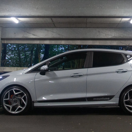 Ford Fiesta Mk8 Mountune Lower Side Stripes Vinyl Decal Stickers - rewrapsandgraphics