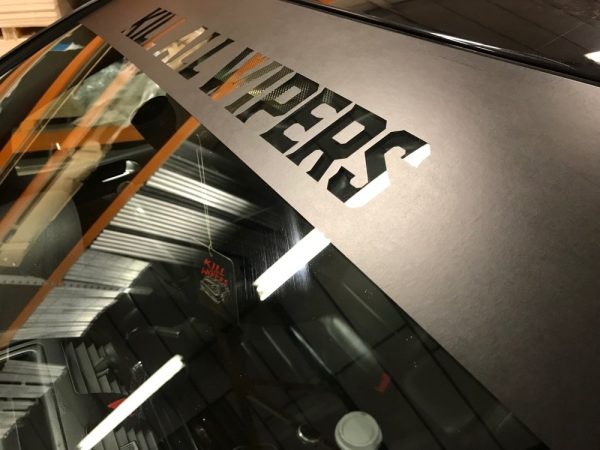 Kill All Wipers Cut Out Sunstrip
