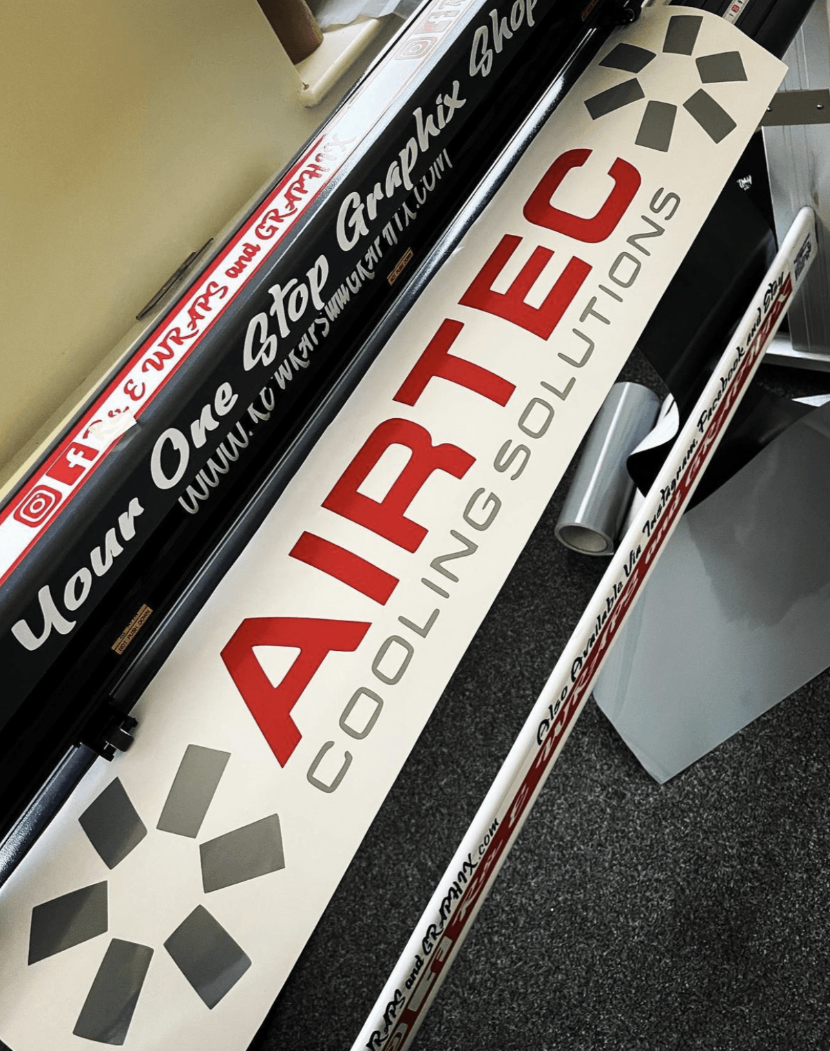 airtec-cooling-solutions-sunstrip-window-decals-rewrapsandgraphics-3 - R&E Wraps and Graphics LTD - Airtec Cooling Solutions Sunstrip - Airtec Cooling Solutions, airtec coolong solutions sunstrip, Airtec sunstrip, sunstrips