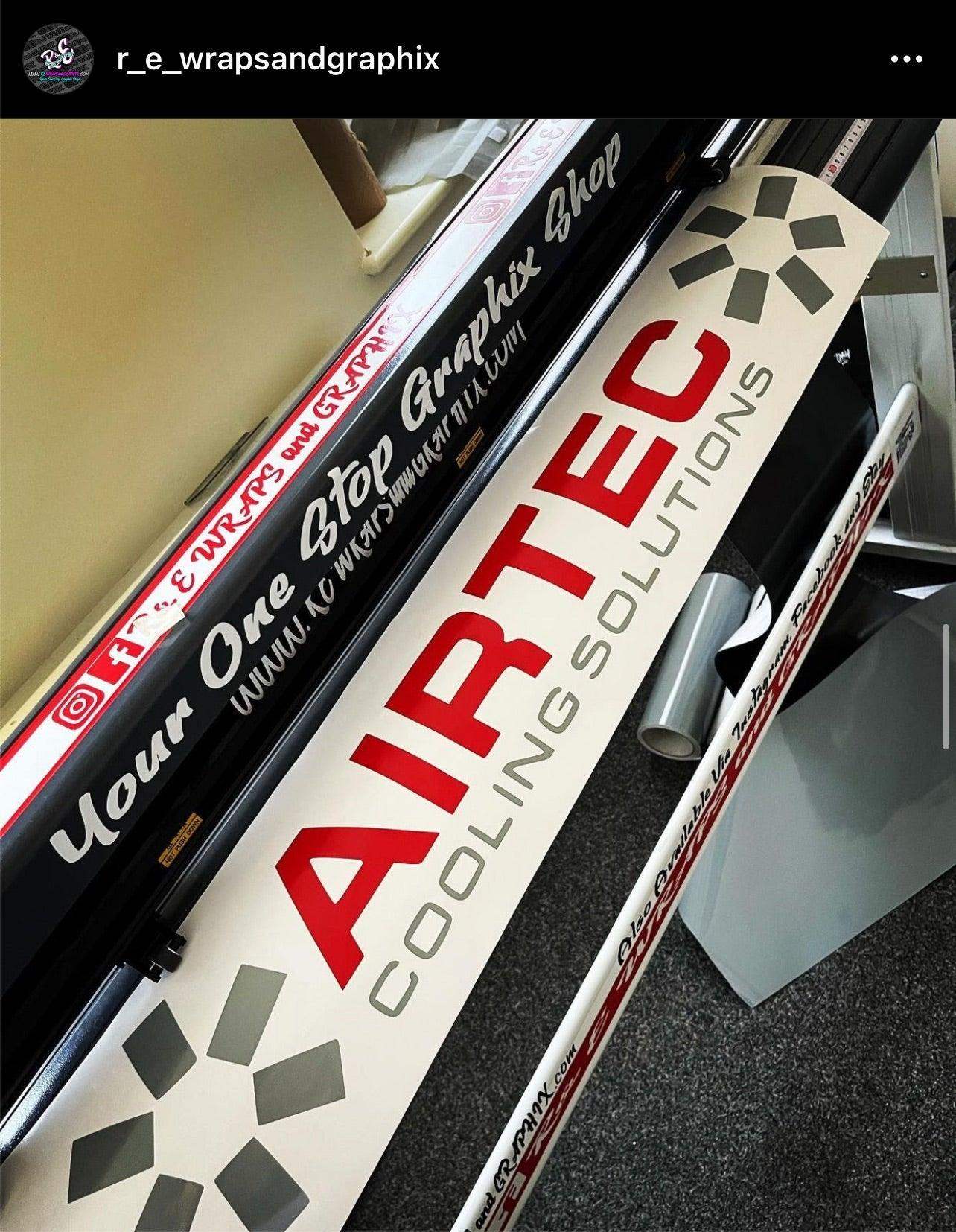airtec-rear-window-sticker-decal-rewrapsandgraphics-2 - R&E Wraps and Graphics LTD - Airtec Cooling Solutions Rear Window Sticker - airtec, airtec cooling solutions, back window decals