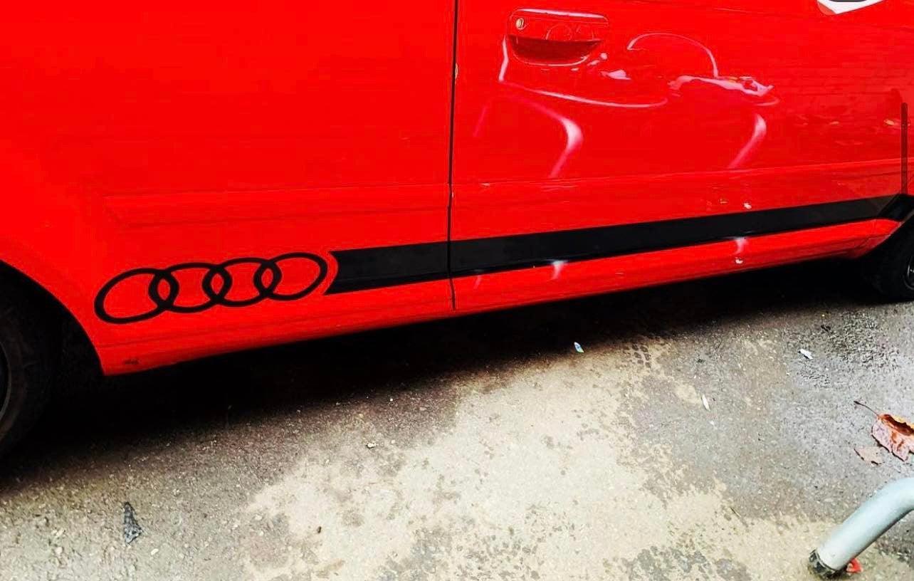 Audi Rings Side Stripes - rewrapsandgraphics