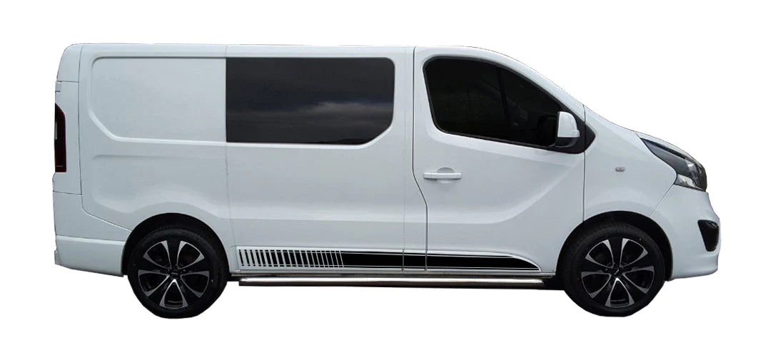 Vauxhall Vivaro Lower Side Stripes - rewrapsandgraphics