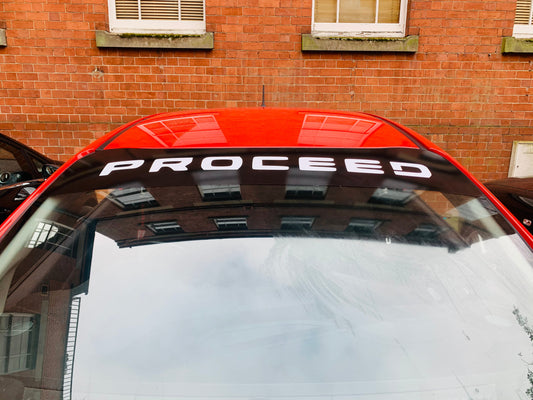 Citroen Proceed Sunstrip Window Vinyl Decals - rewrapsandgraphics