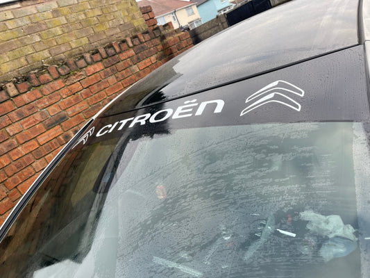 Citroen Sunstrip Window Vinyl Decals - rewrapsandgraphics