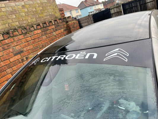 Citroen Sunstrip Window Vinyl Decals - rewrapsandgraphics