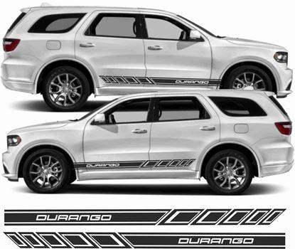 dodge-durango-side-stripes-vinyl-decal-stickers-rewrapsandgraphics - R&E Wraps and Graphics LTD - Dodge Durango Side Stripes - Dodge Durango, dodge durango side stripes, side stripes