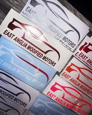 East Anglia Modified Motors Club Decals - rewrapsandgraphics