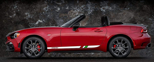 fiat-124-spider-side-stripes-vinyl-decal-stickers-rewrapsandgraphics - R&E Wraps and Graphics LTD - Fiat 124 Spider Side Stripes - fiat, fiat 124, Fiat 124 spider side stripes, fiat side stripes, side stripes