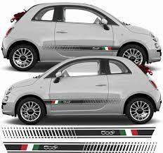 fiat-500c-italian-style-side-stripes-vinyl-decal-stickers-rewrapsandgraphics - R&E Wraps and Graphics LTD - Fiat 500c Italian Style Side Stripes - abarth side stripes, fiat, fiat 500, fiat 500 abarth side stripes, fiat 500 side stripes, fiat side stripes, side stripes