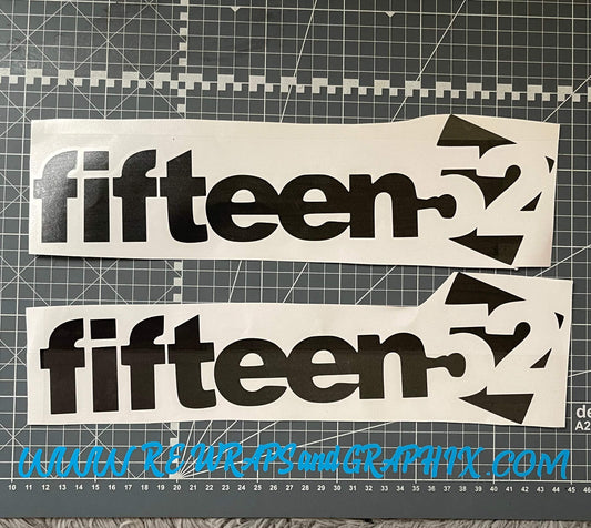 fifteen-52-small-vinyl-decal-stickers-rewrapsandgraphics - R&E Wraps and Graphics LTD - FIFTEEN 52 Small Stickers - fifteen52, Small Decals, small stickers
