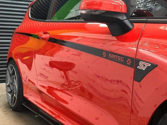 ford-fiesta-airtec-upper-side-stripes-decal-stickers-rewrapsandgraphics - R&E Wraps and Graphics LTD - Ford Fiesta Side Stripes and Sunstrip - ford fiesta