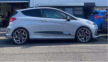 ford-fiesta-st-mk8-dreamscience-side-stripes-decal-stickers-rewrapsandgraphics-1 - R&E Wraps and Graphics LTD - Ford Fiesta ST Mk8 Dreamscience Side Stripes - Dream Science, dream science side stripes, Ford fiesta mk8, ford side stripe, ford side stripes, ford stripes, side stripes