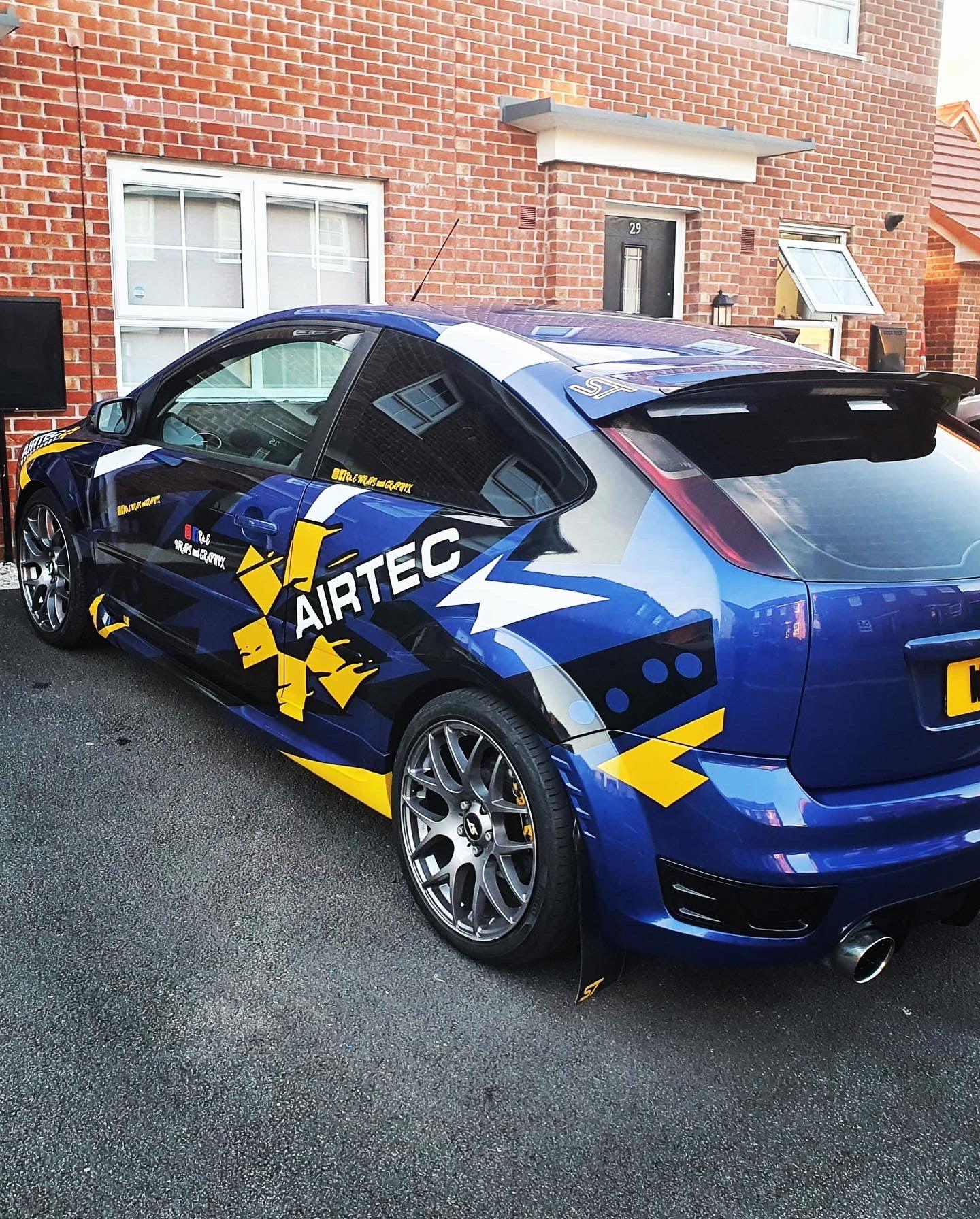 Ford Focus mk2 ST/RS Airtec Graphic Sticker Kit - rewrapsandgraphics