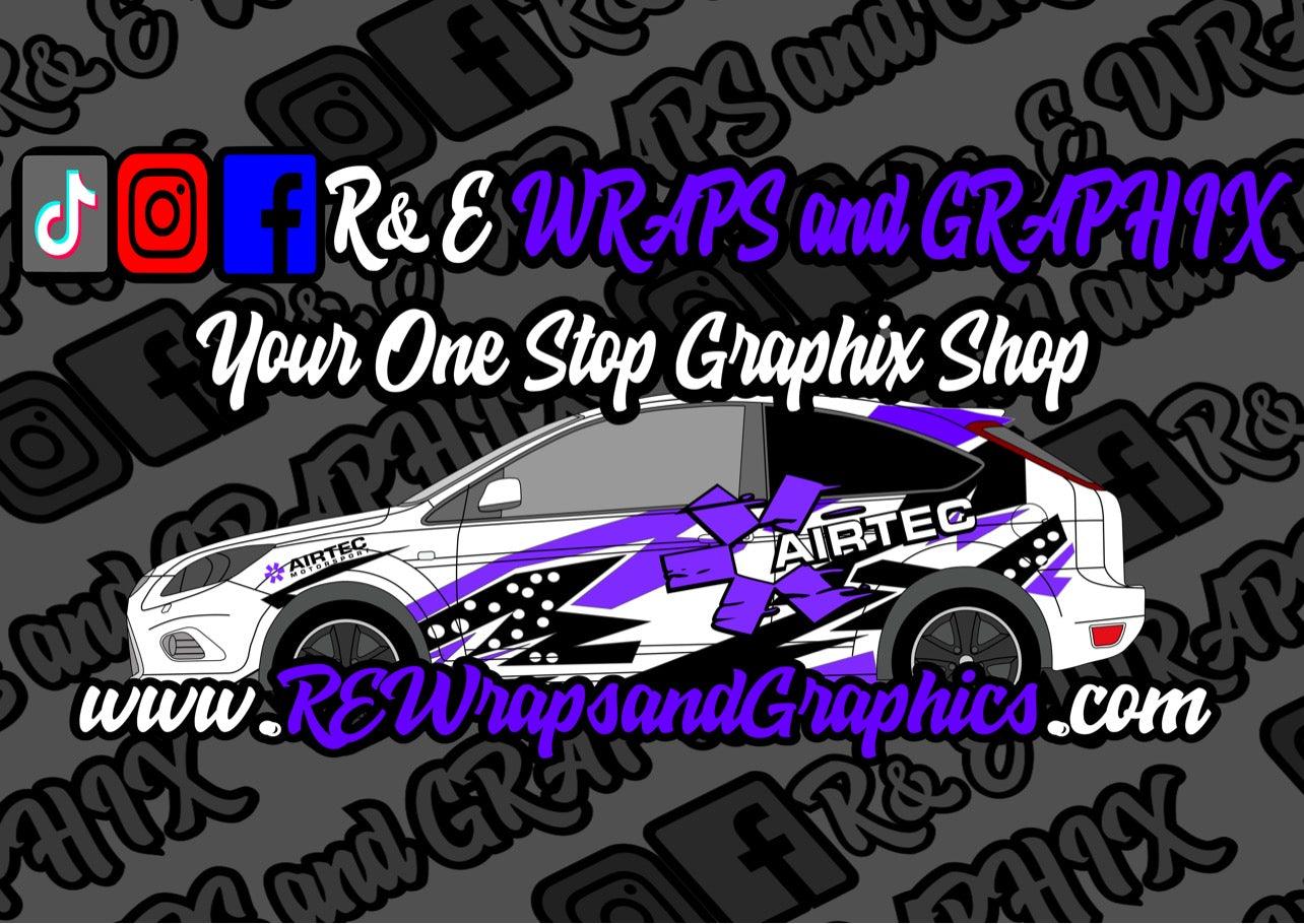 Ford Focus mk2 ST/RS Airtec Graphic Sticker Kit - rewrapsandgraphics
