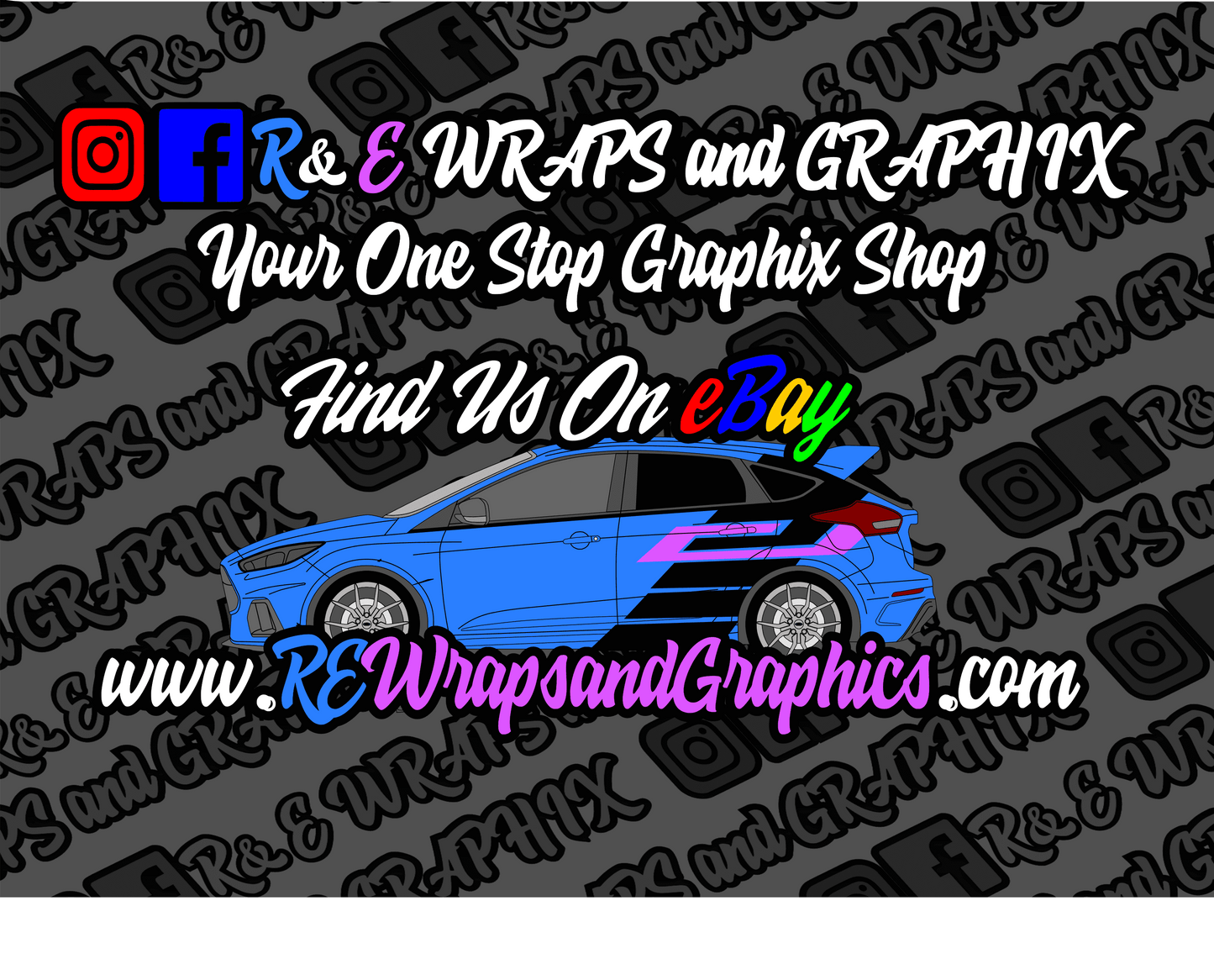ford-focus-mk3-strs-graphic-sticker-kit-rewrapsandgraphics-2 - R&E Wraps and Graphics LTD - Ford Focus mk3 ST/RS Graphic Kit - car graphics, ford, Ford Graphic Kits, graphic kits, monster energy