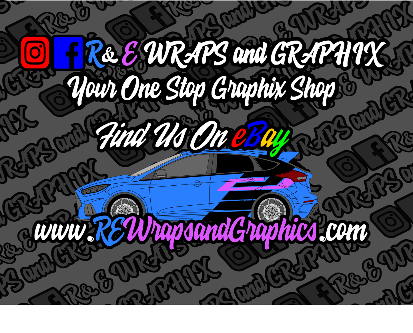 Ford Focus mk3 ST/RS Graphic Sticker Kit - rewrapsandgraphics