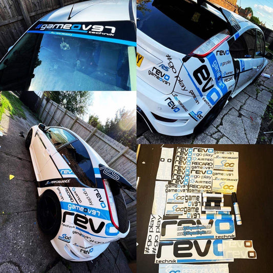 ford-focus-performance-graphic-kit-vinyl-decal-stickers-rewrapsandgraphics-1 - R&E Wraps and Graphics LTD - Ford Focus Revo Graphic Kit - airtec, AIRTEC motorsport, ford, ford fiesta, ford focus, Ford Graphic Kits, Ford performance, graphic kits, performance graphic kit, Revo, revo graphic kits