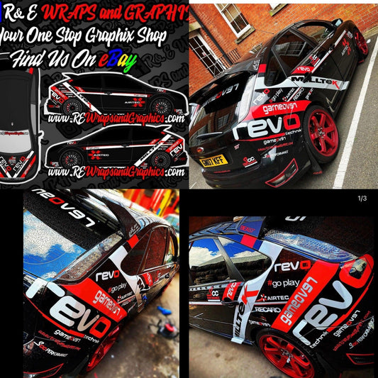 Ford Focus Performance Graphic Kit Vinyl Decal Stickers - rewrapsandgraphics