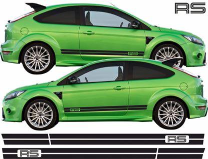 Ford Focus RS mk2 side stripes Vinyl Decal - rewrapsandgraphics