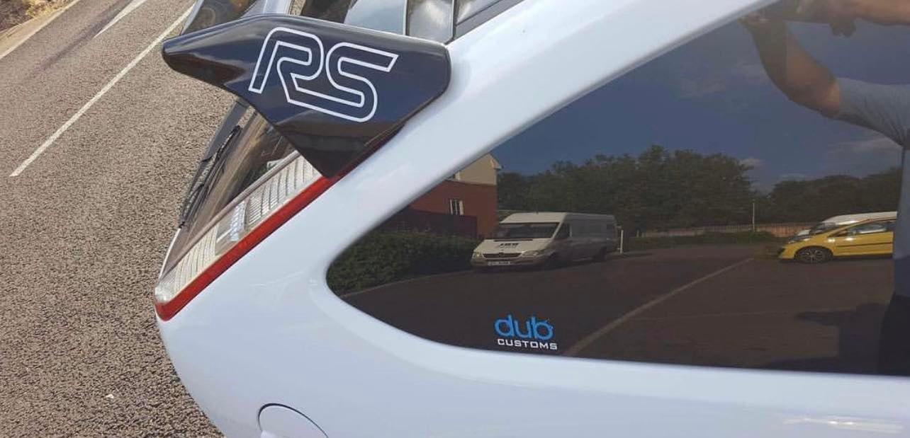 Ford Focus RS Spoiler Vinyl Decal Stickers - rewrapsandgraphics