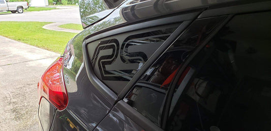 ford-focus-rs-window-decals-requires-trimming-rewrapsandgraphics - R&E Wraps and Graphics LTD - Ford Focus RS Window Stickers - focus rs, ford, ford focus rs, ford focus rs window stickers, ford stickers, window stickers