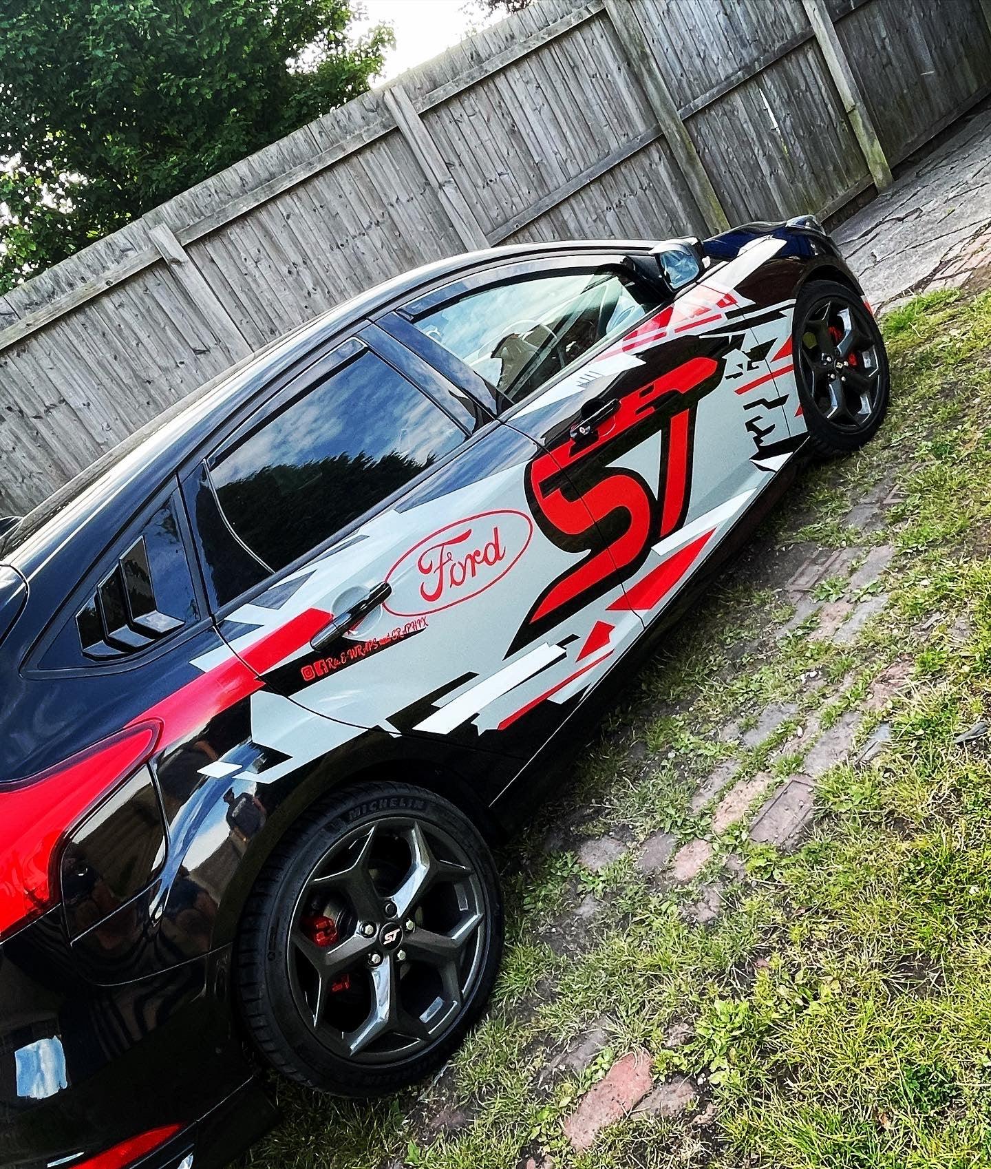 Ford Focus ST Graphic Kit Decal Stickers - rewrapsandgraphics